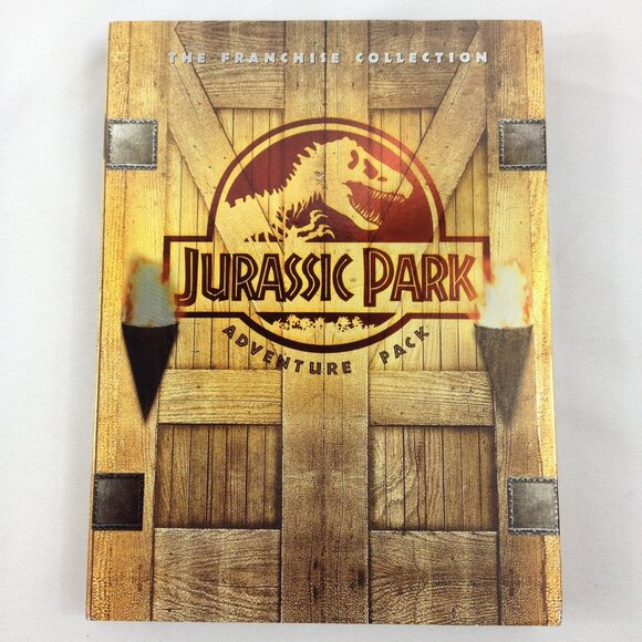 Jurassic Park Franchise Collection Adventure Pack-3 Disc DVD Set- Used - Picture 1 of 4
